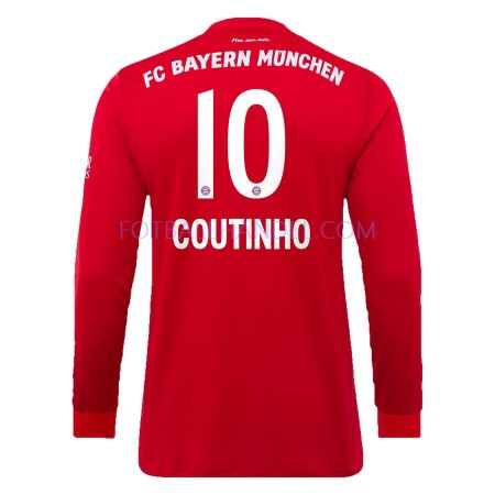 Herre Fotballdrakter Bayern München Philippe Coutinho 10 Hjemme 2019-20 Langermet